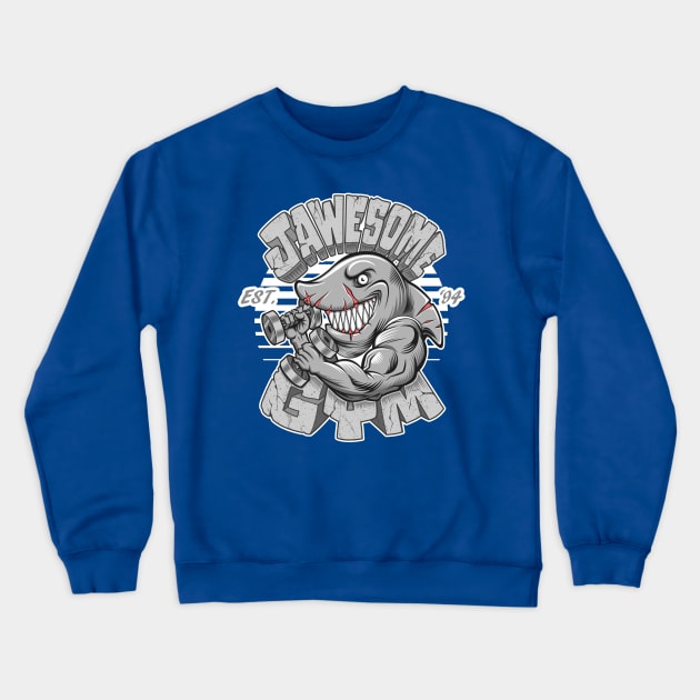 Jawesome Gym Crewneck Sweatshirt by RynoArts